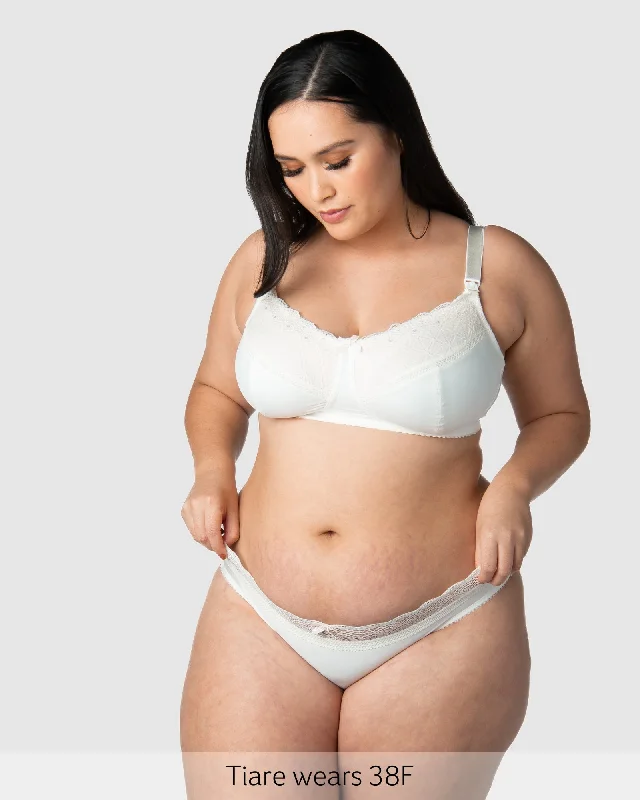 SHOW OFF IVORY NURSING BRA - WIREFREE