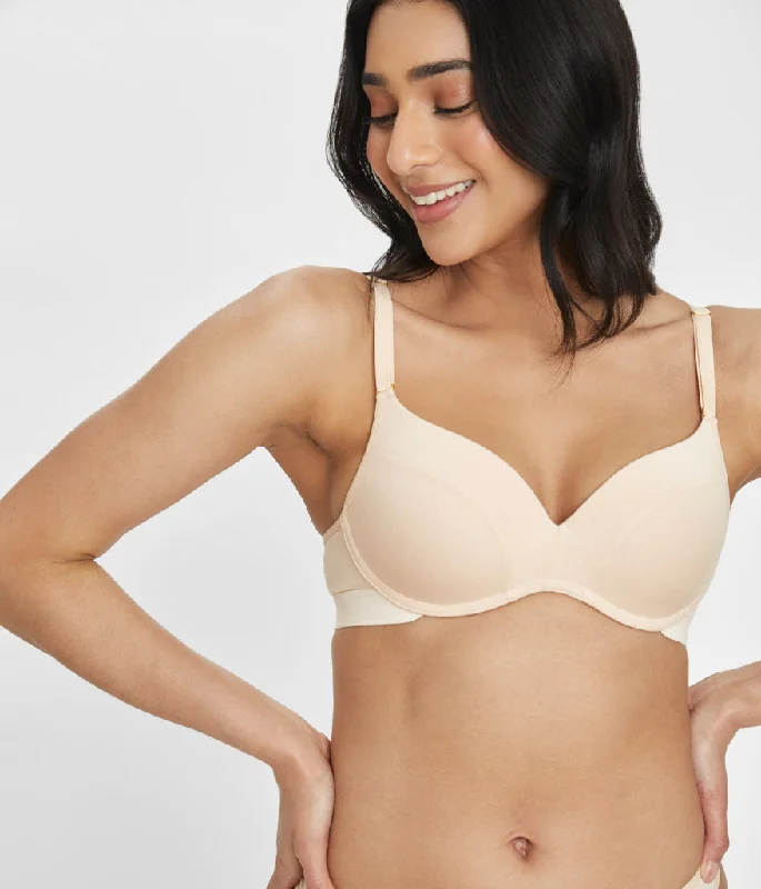 All-Day No-Wire Push-Up Bra Bundle: Toasted Almond/Heather Gray All-Day No-Wire Push-Up Bra Bundle: Toasted Almond/Heather Gray
