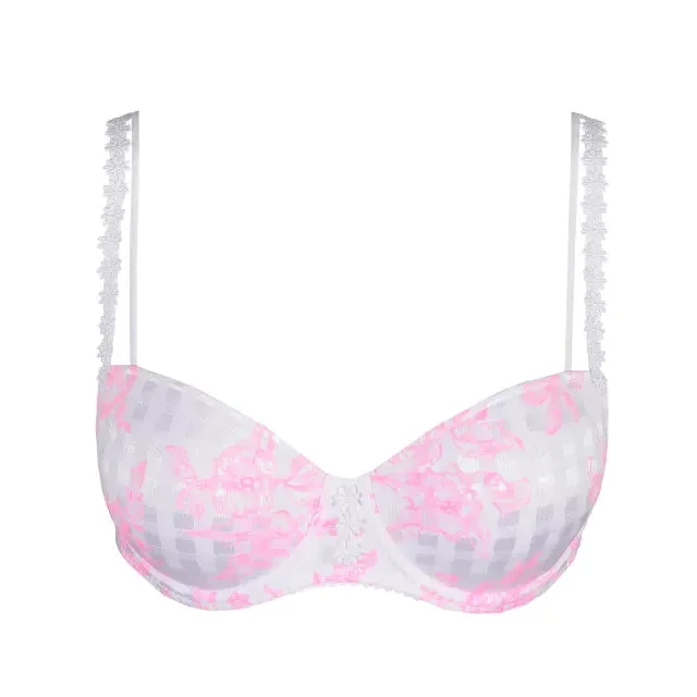 Avero Tiny Padded Balcony Bra In Love Blossom - Marie Jo