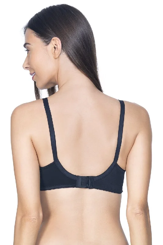 Lace Magic Non Padded Non Wired Bra - Black
