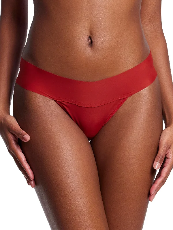 BreatheSoft™ Natural Rise Thong Sundried Tomato Red