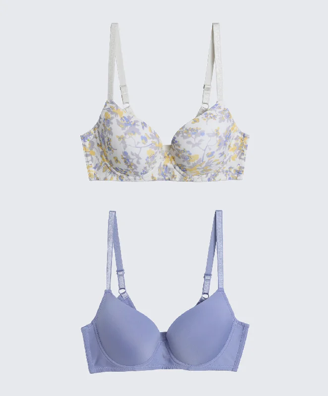 Floral Bloom 2PC Bundle Demi Bras 607-62369