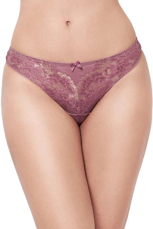 Eternal Bliss Lace Low Rise Thong Panty - Messa Rose