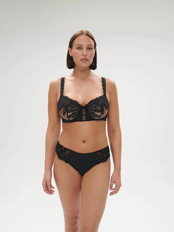 Mystic Demi-Cup Bra In Black - Simone Perele