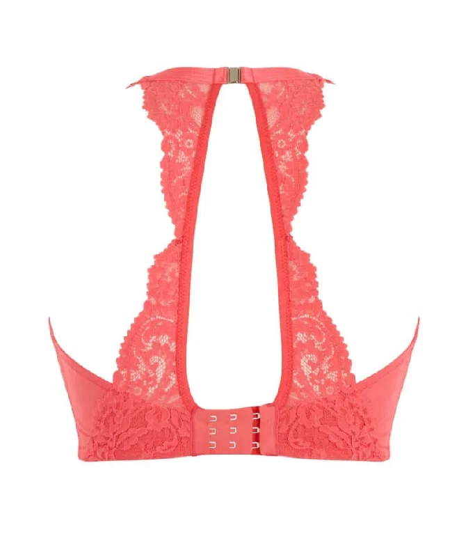 Panache Addison Non Padded Underwired Plunge Bra - Paradise Pink