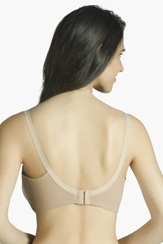 Minimiser Non-Padded Non-Wired Bra - Sandalwood