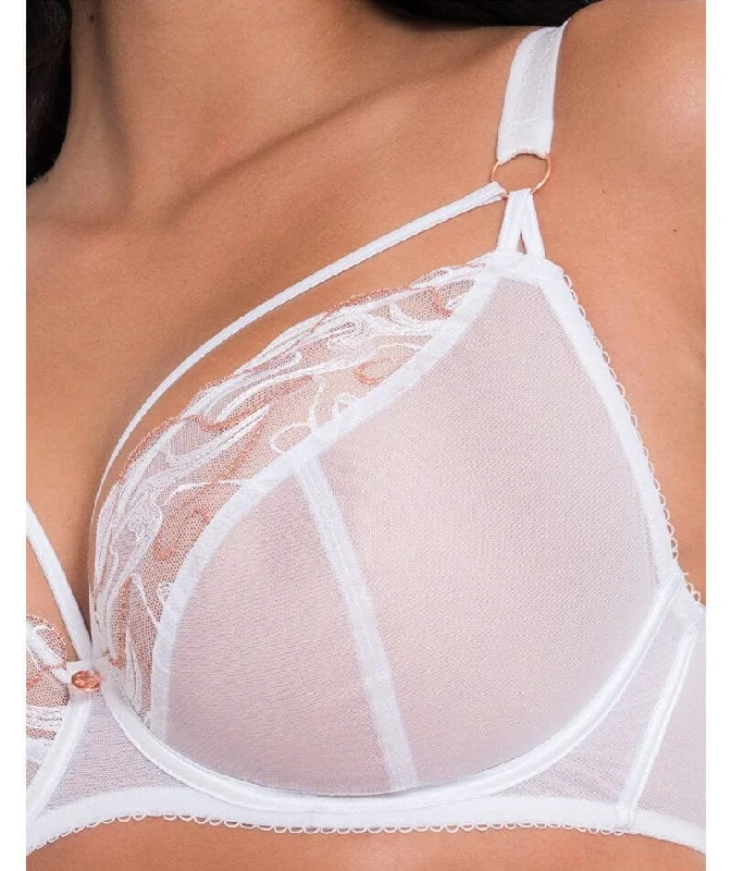 Scantilly Fascinate Plunge Bra - White