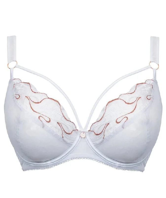 Scantilly Fascinate Plunge Bra - White