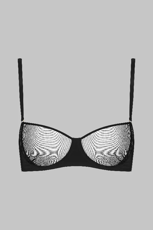 Soutien-gorge balconnet - Nuit Fauve