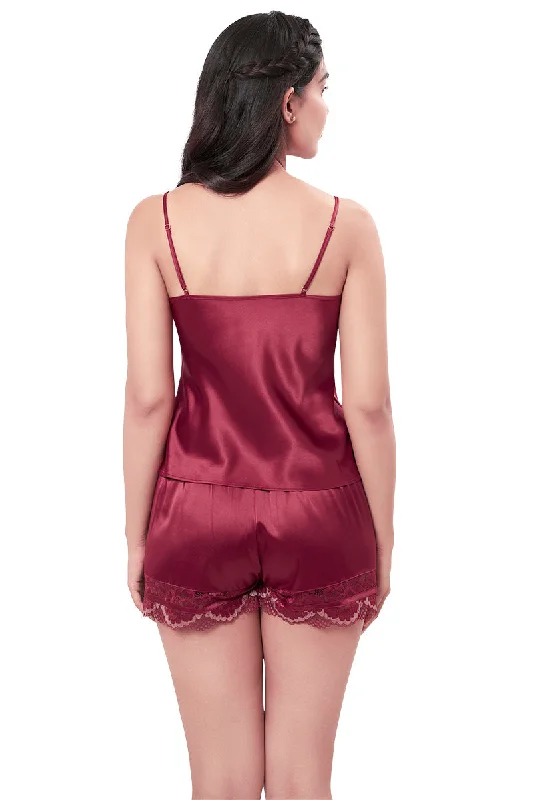 Eternal Bliss Sleeveless Sleep Cami - Red Berry Eternal Bliss Sleeveless Sleep Cami - Red Berry