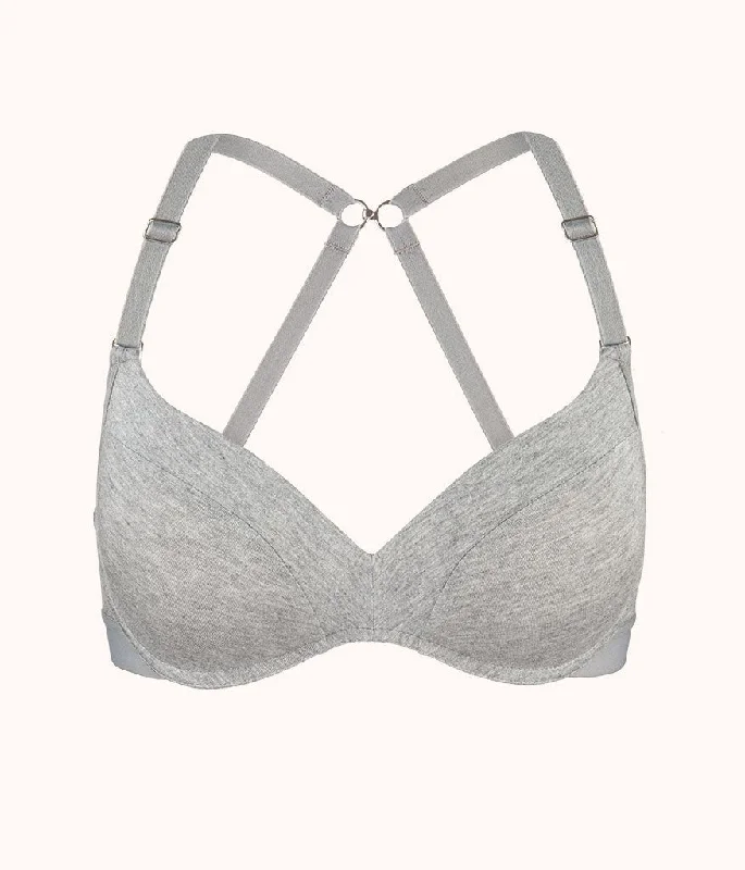 The All-Day No-Wire Push-Up: Heather Gray The All-Day No-Wire Push-Up: Heather Gray
