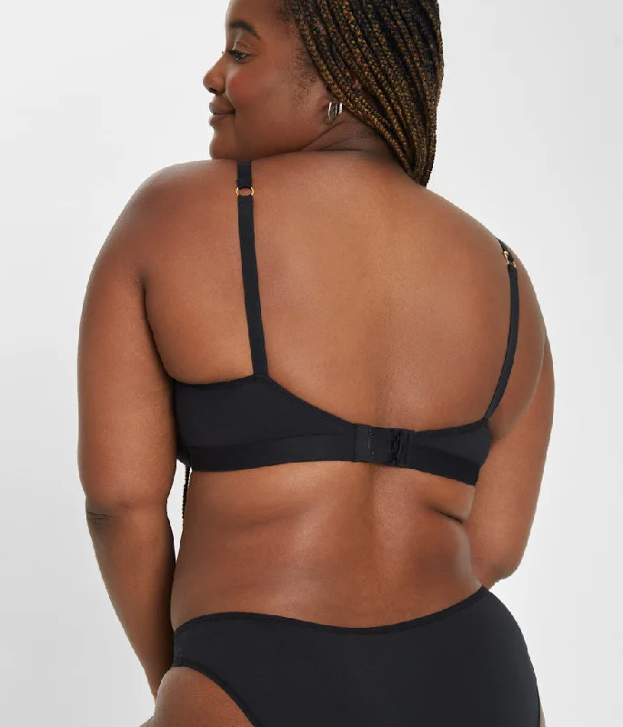 The All-Day No-Wire Push-Up: Jet Black The All-Day No-Wire Push-Up: Jet Black