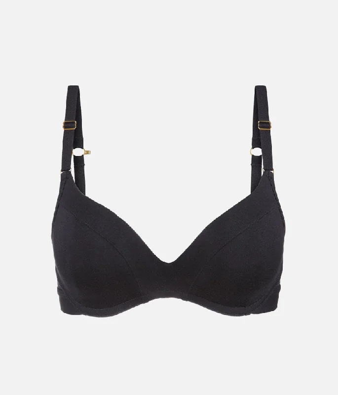 The All-Day No-Wire Push-Up: Jet Black The All-Day No-Wire Push-Up: Jet Black