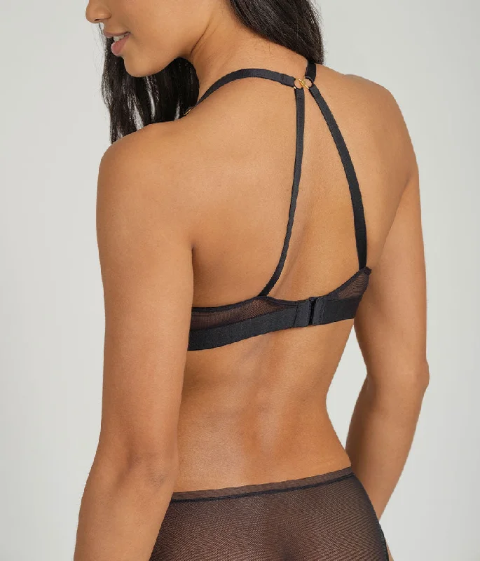 The Deep V No-Wire Push-Up: Jet Black The Deep V No-Wire Push-Up: Jet Black