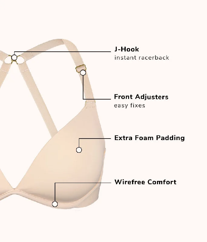 The Deep V No-Wire Push-Up: Toasted Almond The Deep V No-Wire Push-Up: Toasted Almond
