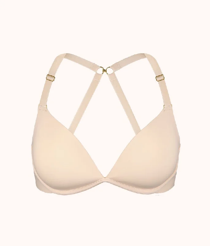 The Deep V No-Wire Push-Up: Toasted Almond The Deep V No-Wire Push-Up: Toasted Almond