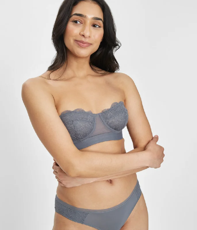 The Lace Strapless: Smoke The Lace Strapless: Smoke