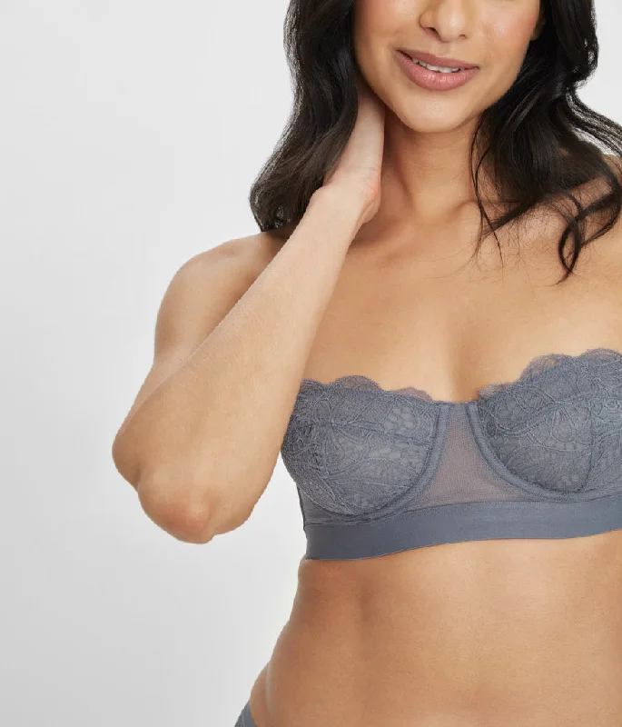The Lace Strapless: Smoke The Lace Strapless: Smoke