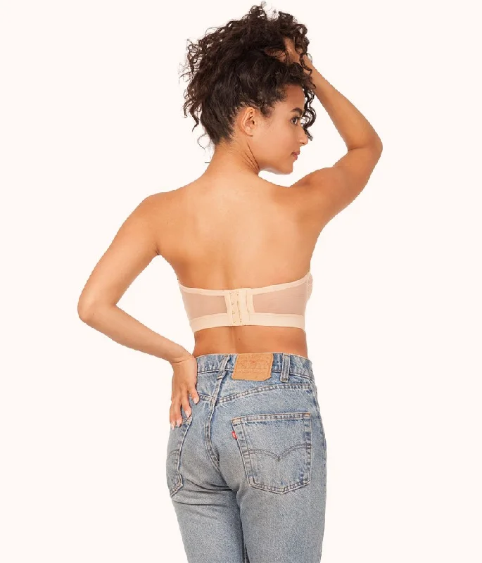 The Lace Strapless: Toasted Almond The Lace Strapless: Toasted Almond