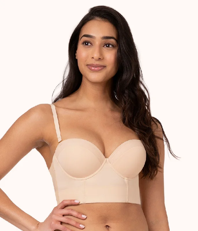 The Low Back Strapless: Toasted Almond
