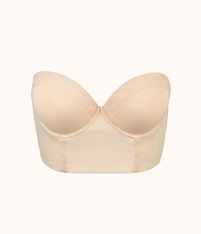 The Low Back Strapless: Toasted Almond
