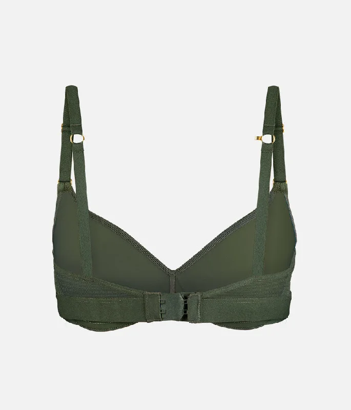 The No-Wire Push-Up: Rich Olive The No-Wire Push-Up: Rich Olive