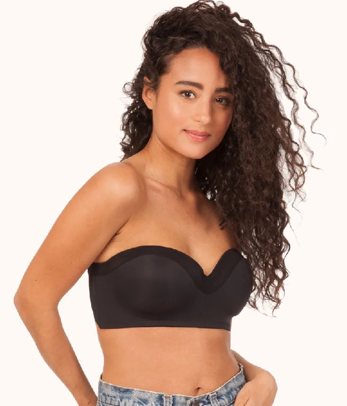 The No-Wire Strapless: Jet Black The No-Wire Strapless: Jet Black