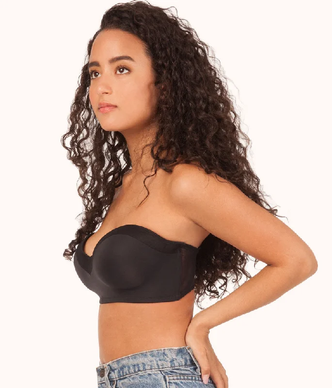 The No-Wire Strapless: Jet Black The No-Wire Strapless: Jet Black