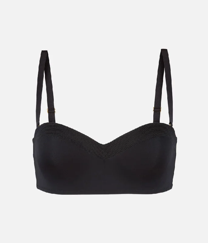 The No-Wire Strapless: Jet Black The No-Wire Strapless: Jet Black