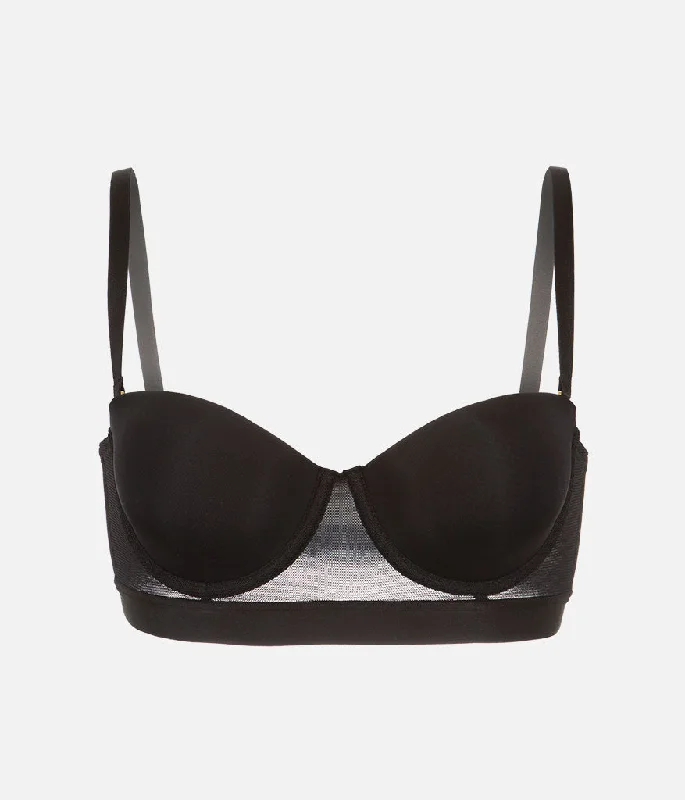 The Smooth Strapless: Jet Black